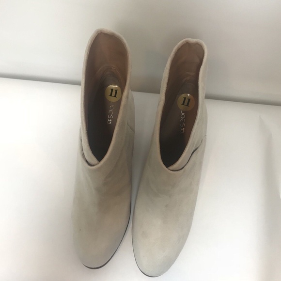 JOE'S  Womens-Size-11-Tisha-Booties-Cream-Ivory - Picture 2 of 6